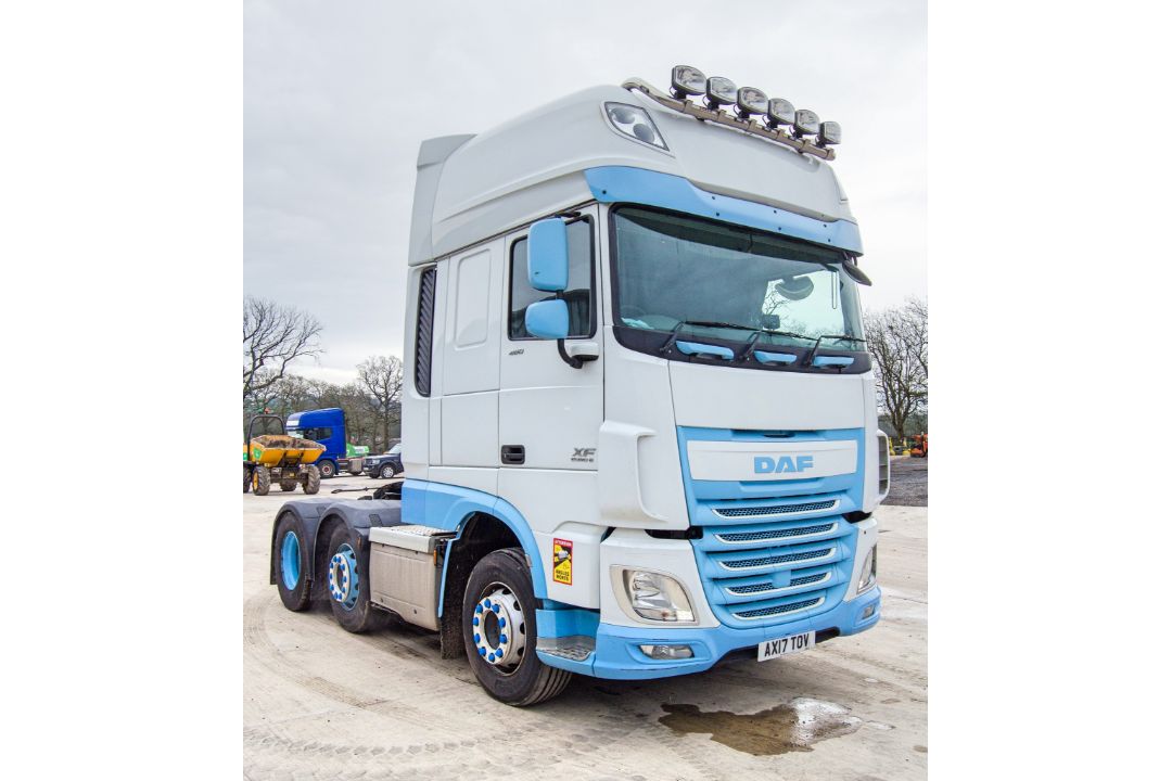 DAF 460 XF Euro 6 6x2 tractor unit Registration Number: AX17 TOV Date of Registration: 17/08/2017 - Image 2 of 30