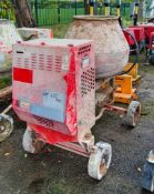 Belle Premier 100XT diesel driven electric start site cement mixer BEL1329 ** Wheel missing & pull