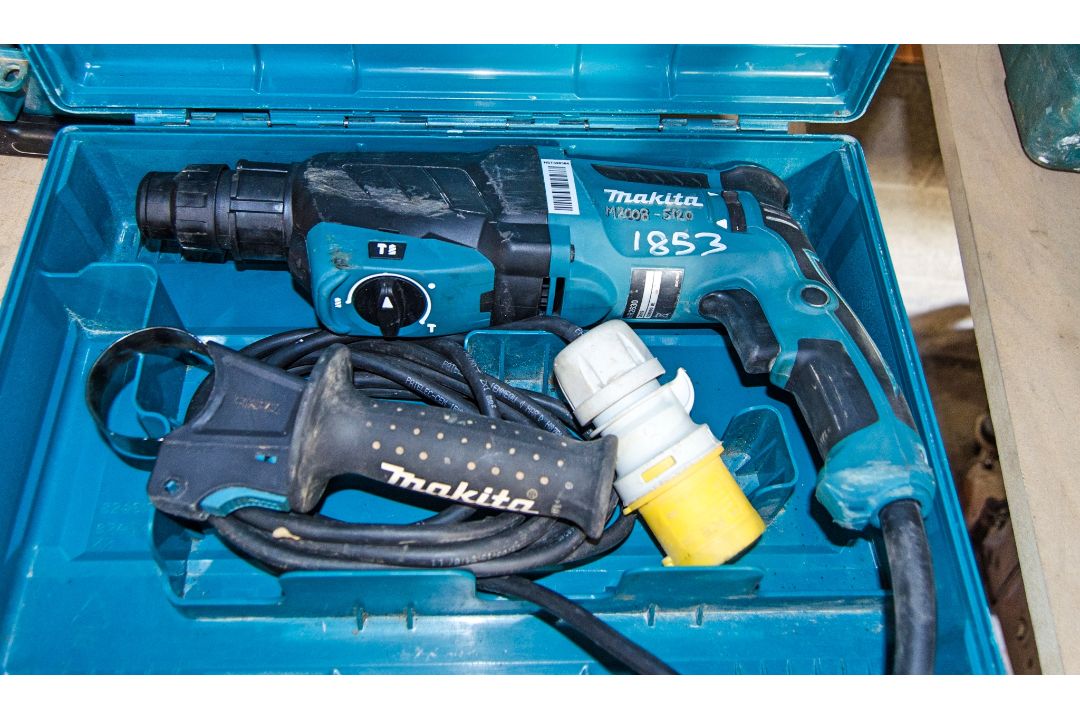 Makita HR2630 110v SDS rotary hammer drill c/w carry case 2408520