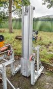 Sumner 2010 manual material hoist c/w forks 118 kg , HS code : 842539000 , Origin : US