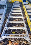 Lyte 12 tread alluvium step ladder AS13463