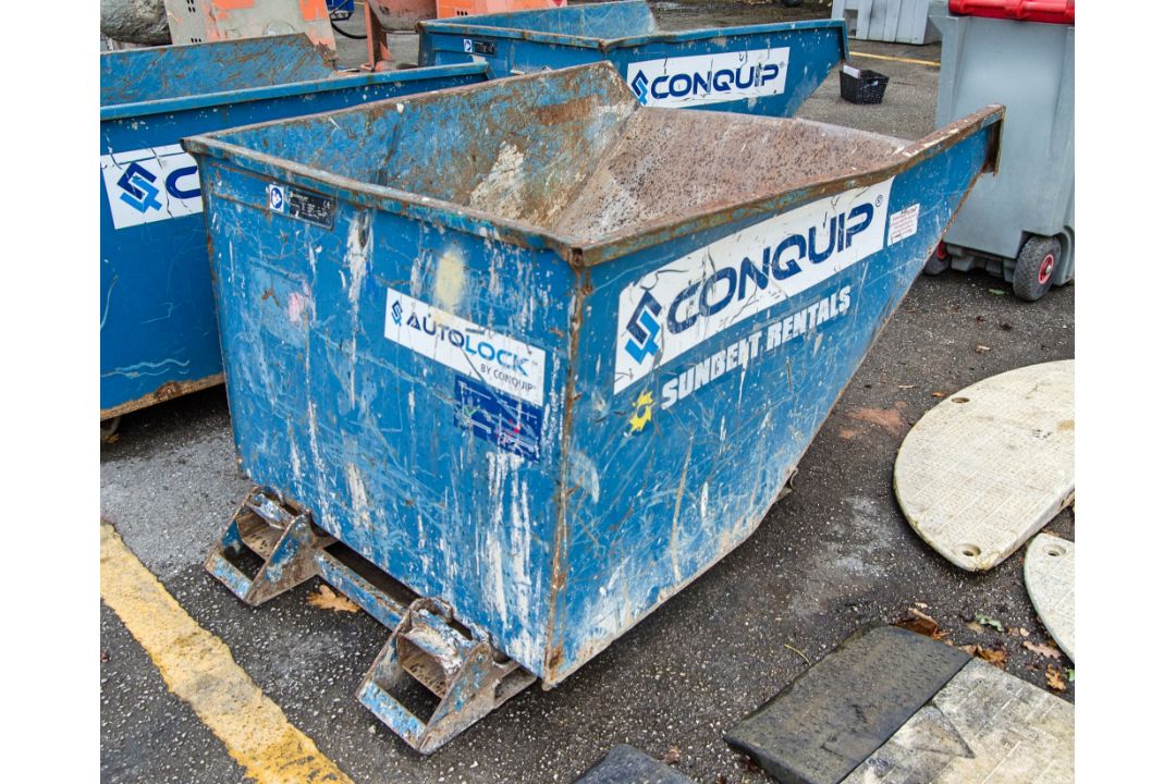 Conquip steel tipping skip A1278657 - Image 2 of 2