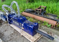 Hirox HDX30 hydraulic breaker to suit 10 to 15 tonne excavator Pin diameter: 65mm Pin centres: 380mm