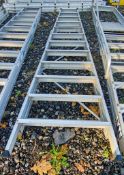 12 tread aluminium step ladder AS15105