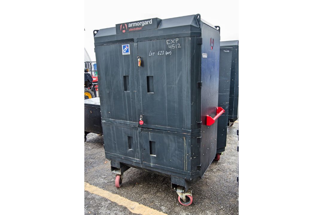 Armorgard sitestation steel site cabinet c/w keys EXP4512 - Image 1 of 2