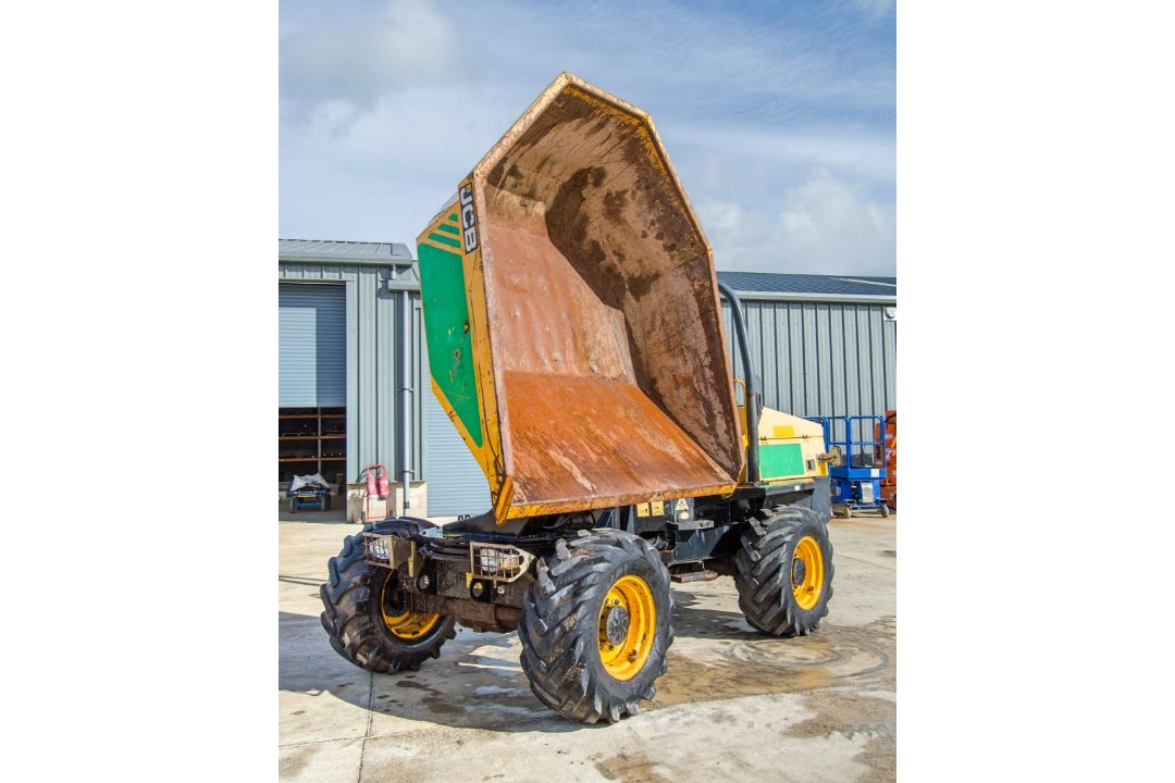 JCB 6 tonne swivel skip dumper Year: 2016 S/N: E66RL9848 Recorded Hours: 1724 c/w V5C registration - Image 9 of 24