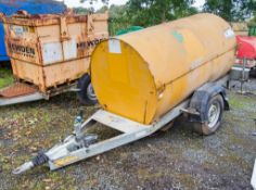 Trailer Engineering 950 litre fast tow mobile bunded fuel bowser c/w manual pump, delivery hose &