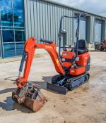 Kubota K008-3 0.8 tonne rubber tracked micro excavator Year: 2017 S/N: 29257 Recorded Hours: 1062