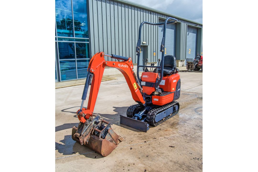 Kubota K008-3 0.8 tonne rubber tracked micro excavator Year: 2017 S/N: 29257 Recorded Hours: 1062 - Image 1 of 26