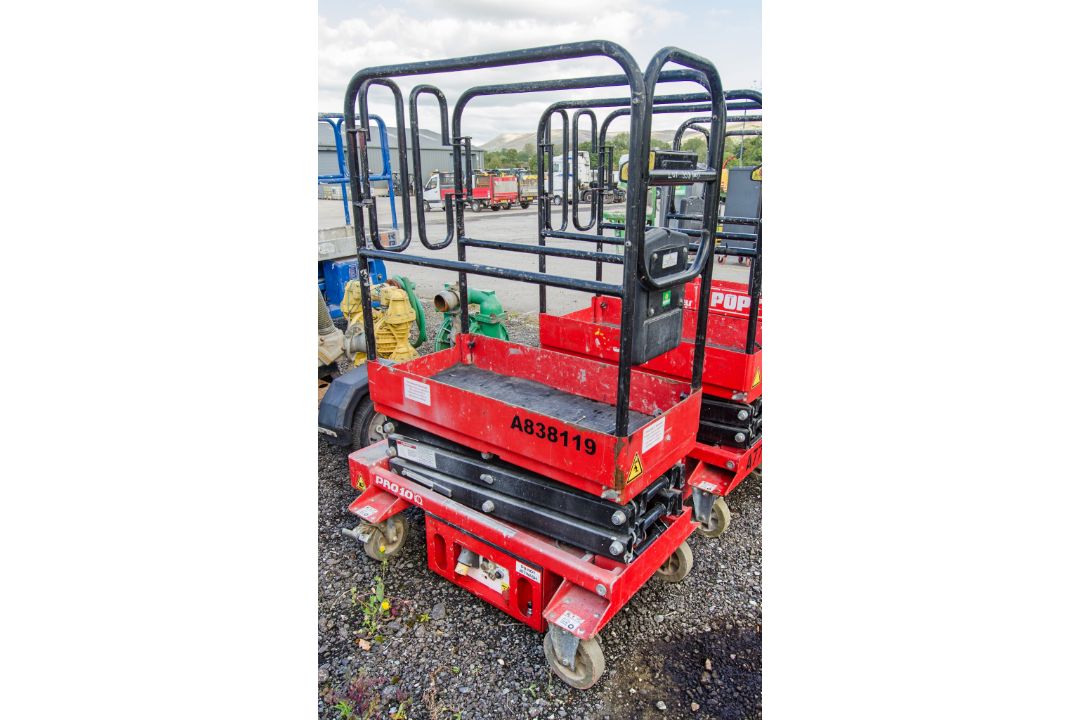 Pop Up Pro 10 iQ battery electric push around access platform A838119 - Image 2 of 4