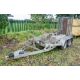 Indespension 8ft x 4 ft tandem axle plant trailer c/w Digadoc excavator docking system S/N: 127622 - Image 1 of 7