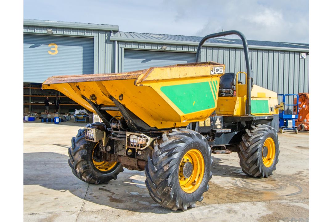 JCB 6 tonne swivel skip dumper Year: 2016 S/N: E66RL9848 Recorded Hours: 1724 c/w V5C registration - Image 1 of 24