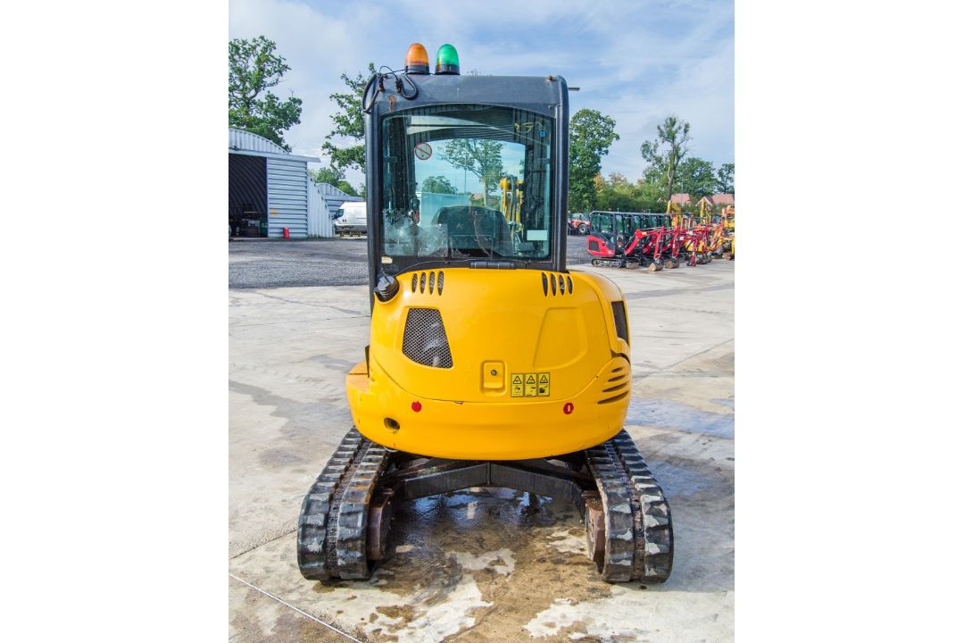 JCB 8030 3 tonne rubber tracked excavator Year: 2017 S/N: 2432698 Recorded Hours: 3232 blade, - Image 6 of 24