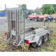 Indespension 8ft x 4 ft tandem axle plant trailer c/w Digadoc excavator docking system S/N: 127622 - Image 3 of 7