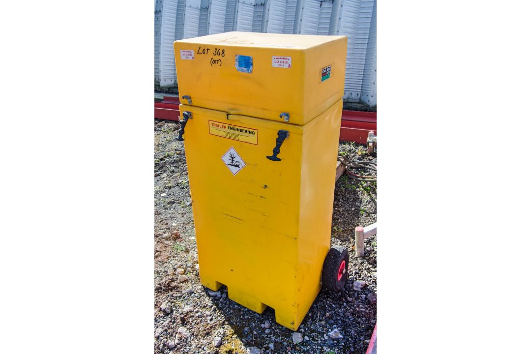 Trailer Engineering 100 litre bunded fuel bowser c/w manual pump, delivery hose & nozzle A858682 - Image 1 of 3