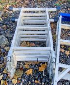 Folding aluminium ladder AS3058