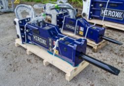 Hirox HDX20 hydraulic breaker to suit 5 tonne excavator Pin diameter: 45mm Pin centres: 240mm Pin