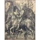 Albrecht Dürer (German, 1471-1528). Knight, Death and the Devil, [1513], engraving on laid paper, - Image 1 of 11