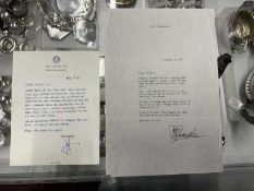 Autographs/Letters: