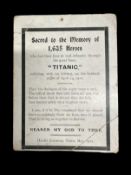 R.M.S. TITANIC: