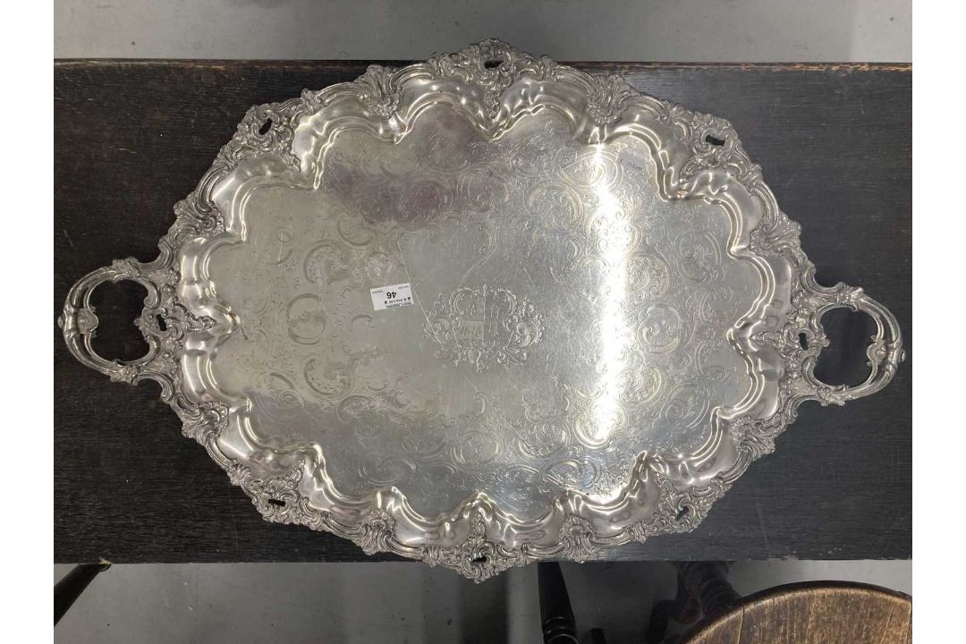Silver Plate: - Image 1 of 3