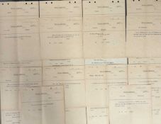WWII/Militaria: An extremely rare archive of 22 Royal Naval telegraph messages that chronicle one of