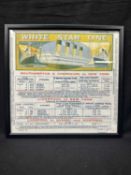 WHITE STAR LINE: