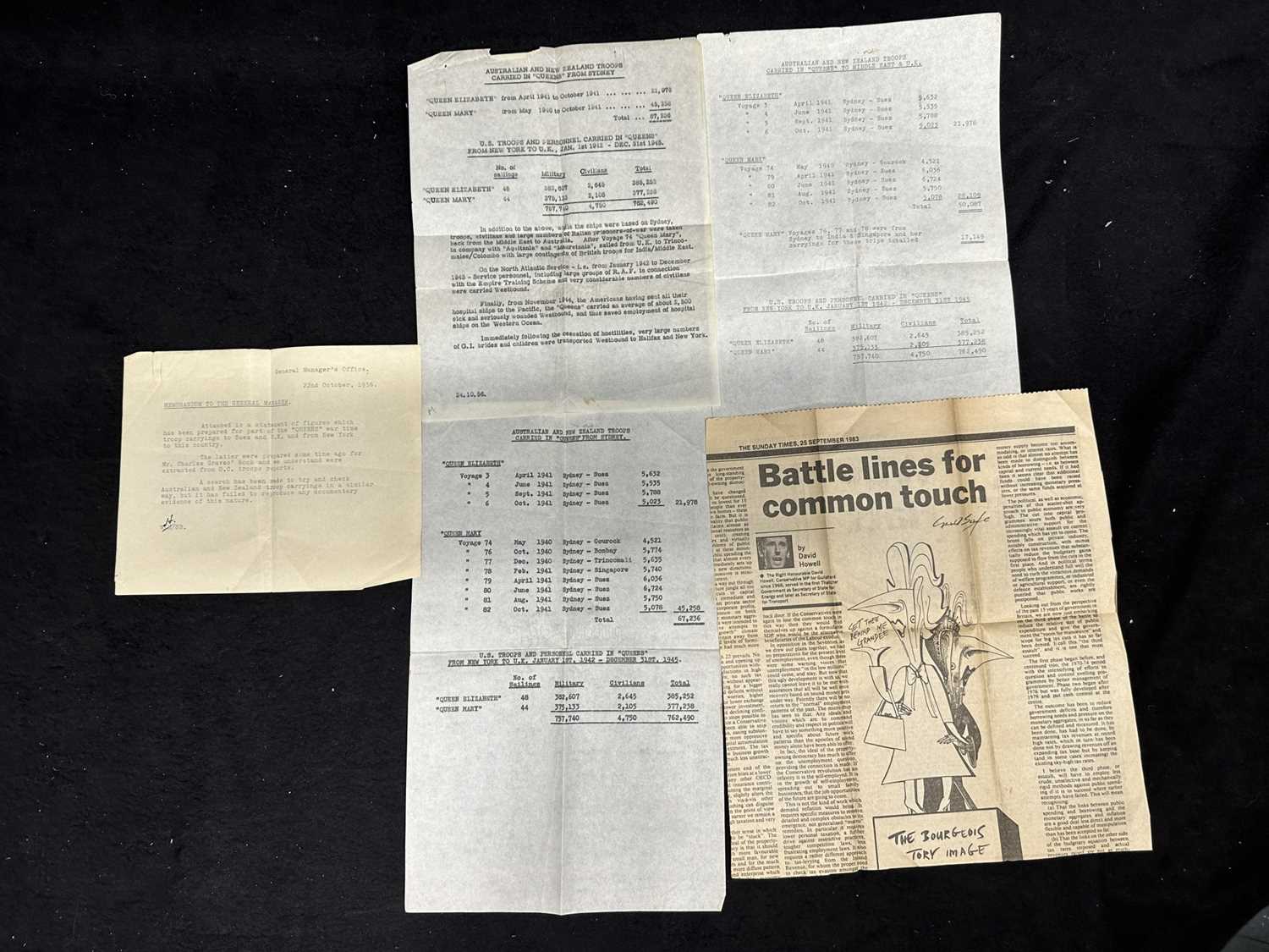 CUNARD/WWII: - Image 6 of 6