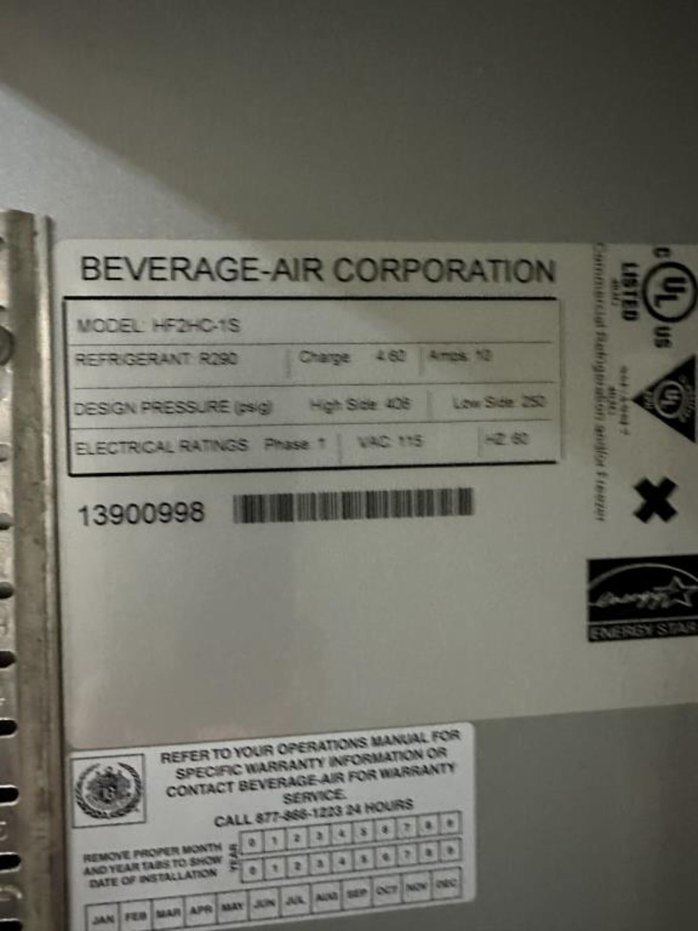 For Parts Only - 2-Door Commercial Freezer - Image 4 of 5