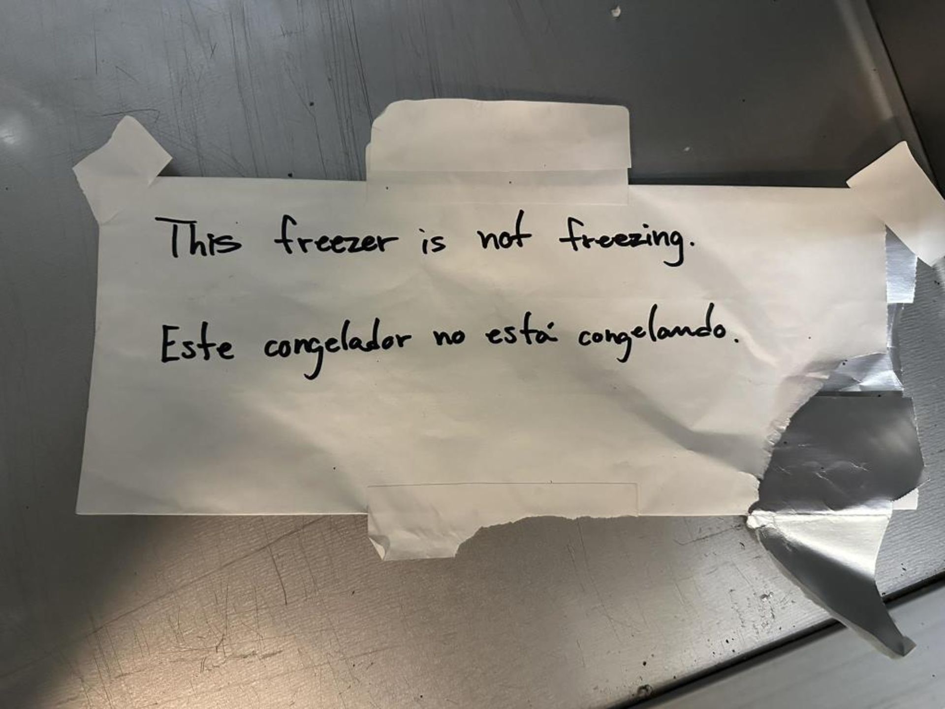 For Parts Only - 2-Door Commercial Freezer - Image 5 of 5