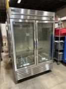 True 2-Glass Door Commercial Refrigerator