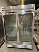 True 2-Glass Door Commercial Refrigerator