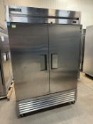 True 2-Door Commercial Refrigerator