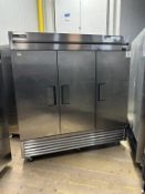 True 3-Section Commercial Refrigerator