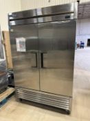 True 2-Door Commercial Refrigerator