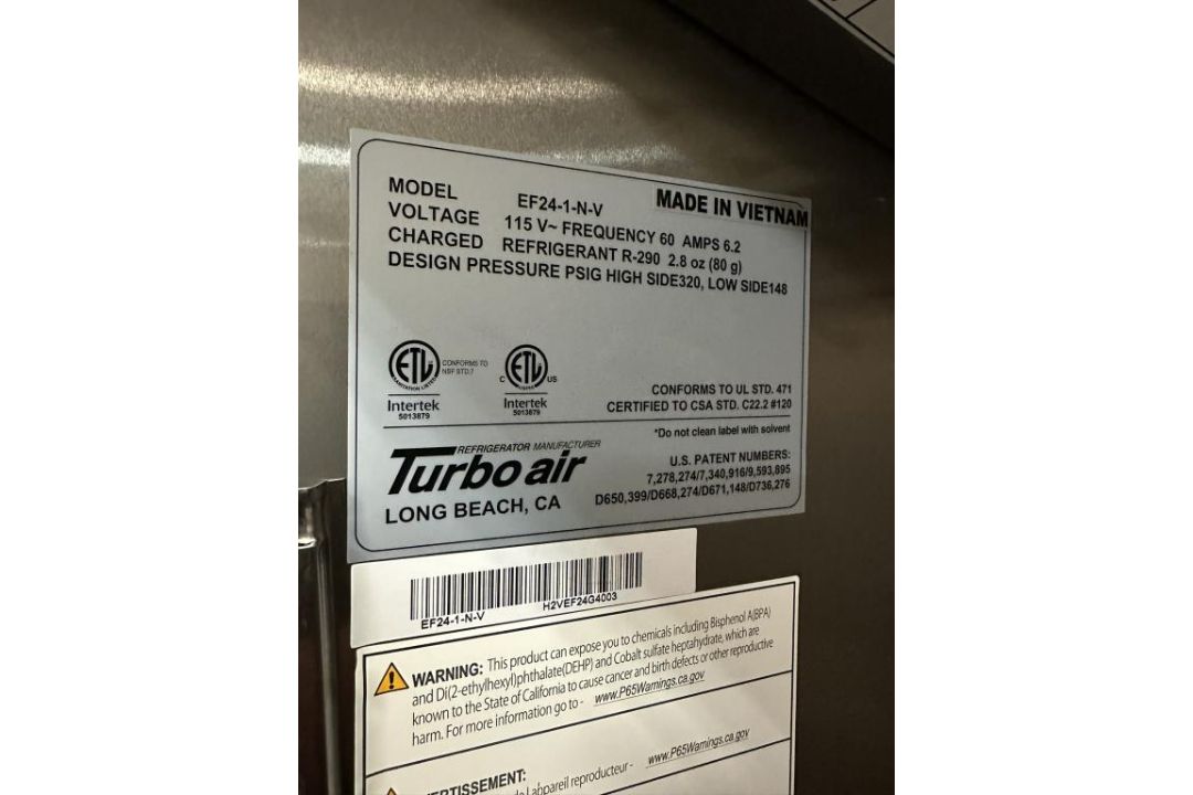 Turbo Air Reach-In Freezer - Image 4 of 4