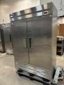 True 2-Door Commercial Refrigerator