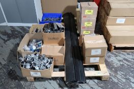 Pallet of Solar Mounting Hardware