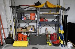 Steel Adjustable Shelving W/ Construction Tools