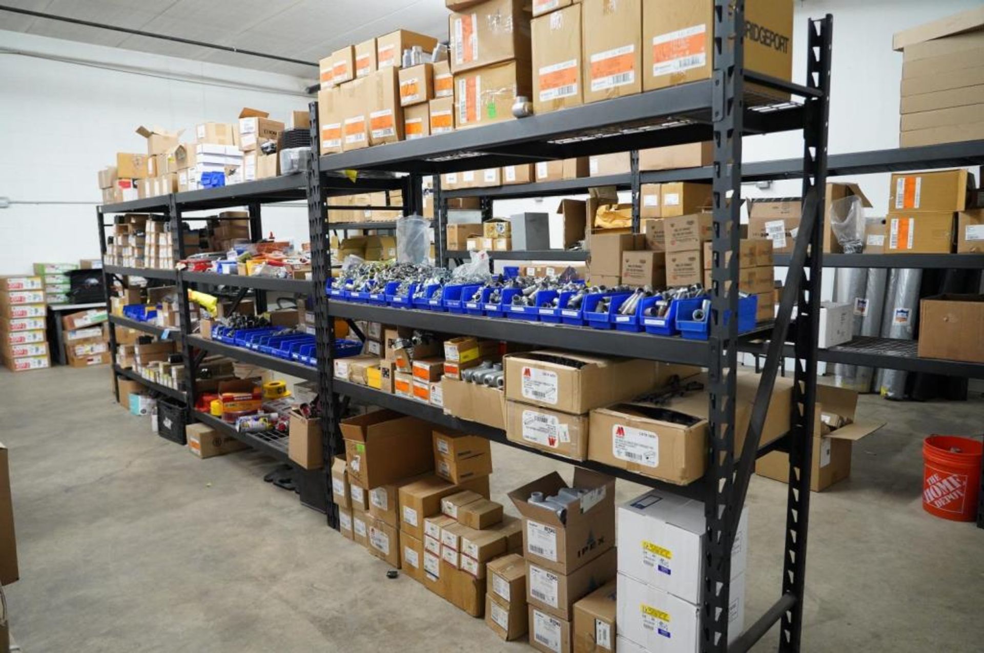 Balance of Contents on Shelving Units