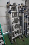25 Ft Multi Position Pro Aluminum Ladders