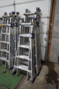 25 Ft Multi Position Pro Aluminum Ladders