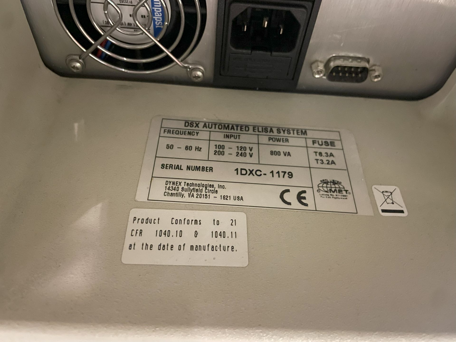 Dynex Technologies Chemistry Analyzer - Image 4 of 4