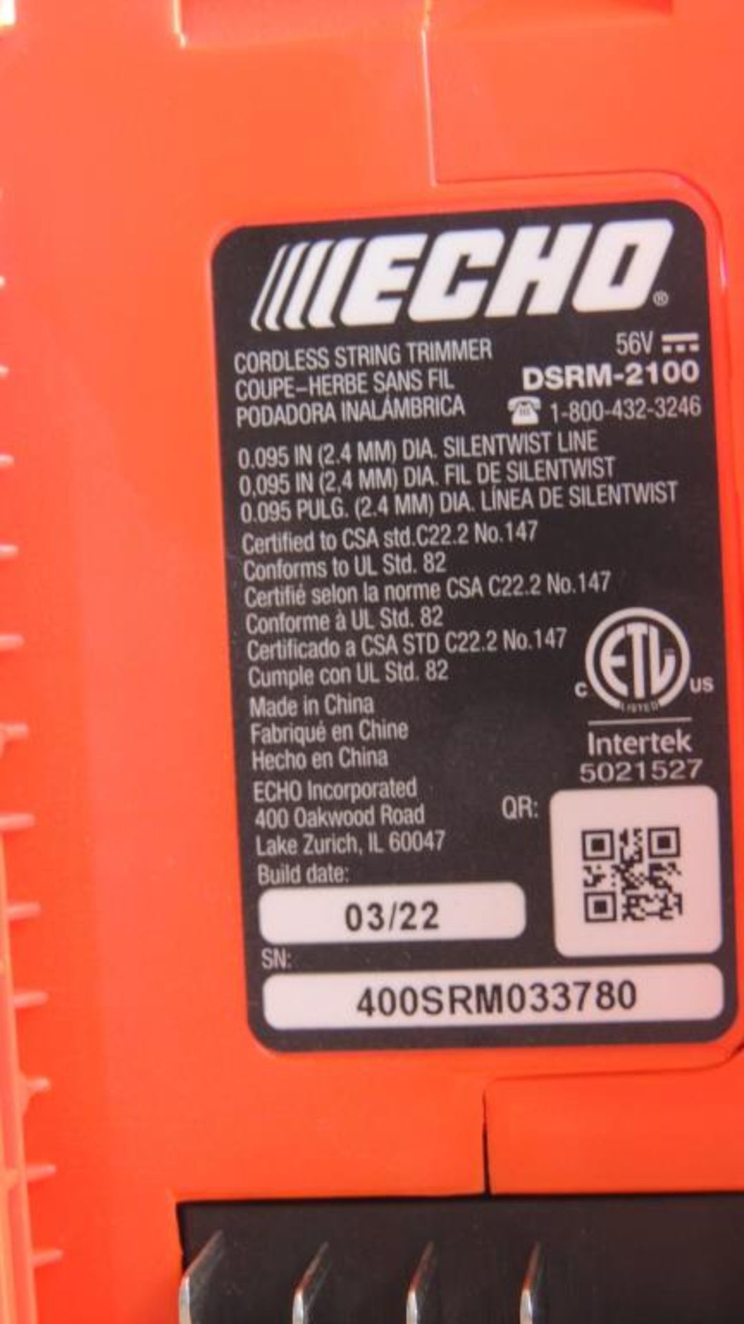 Echo String Trimmer (Unused) - Image 6 of 6