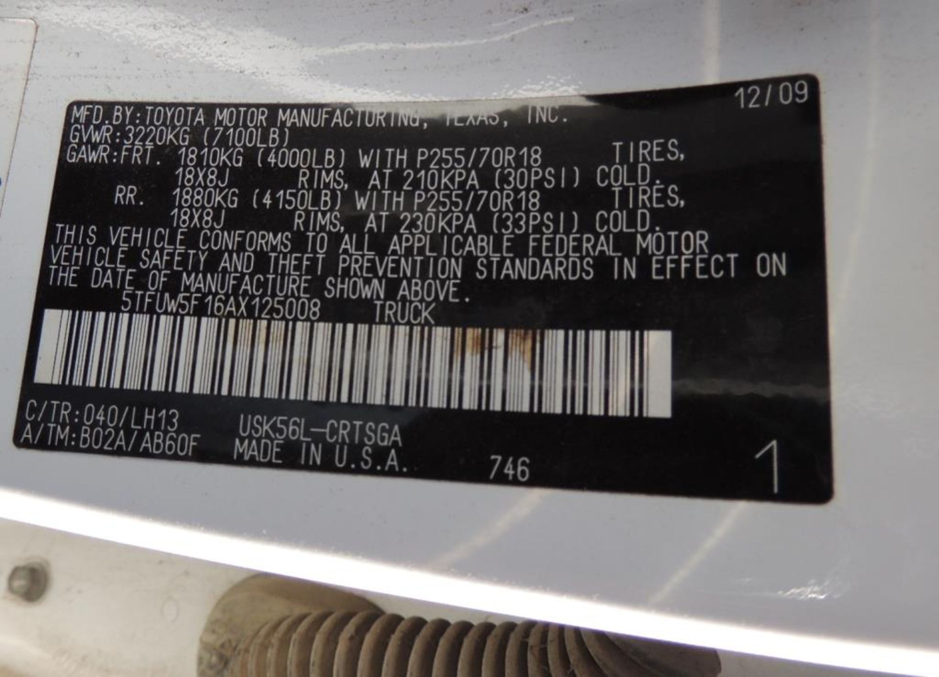 Toyota Tundra Pickup - Title is NOT Available - Image 13 of 17