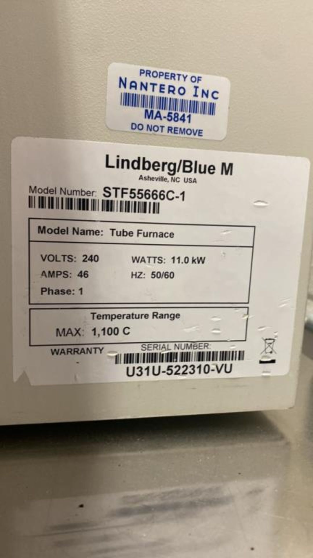 Thermo Scientific Tube Furnace - Image 4 of 4