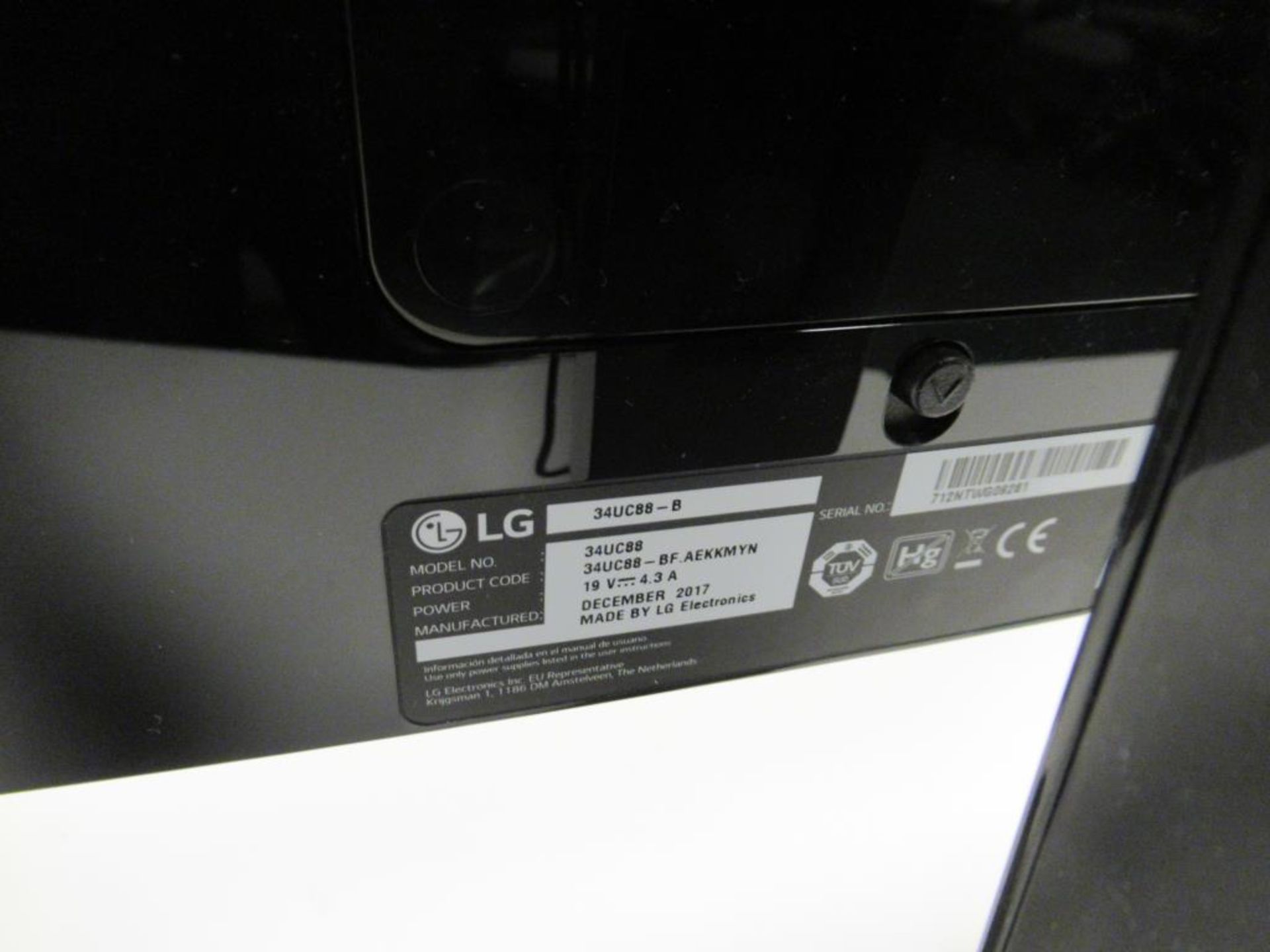 Curved Monitor with Stand - Image 2 of 2