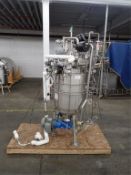 150 L Precision Fermenter, 316L S/S, 50/100#