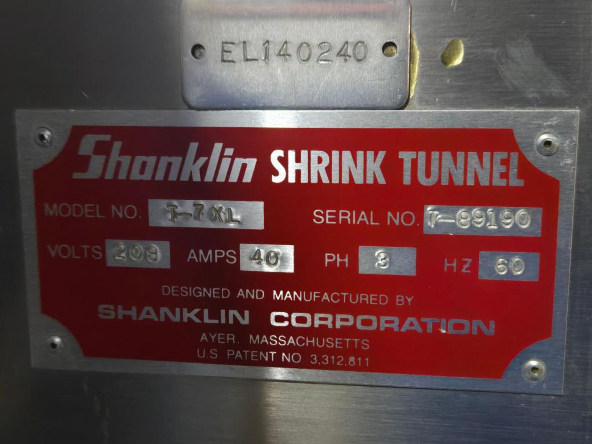 Shanklin SS Heat/Shrink Tunnel - Image 9 of 9