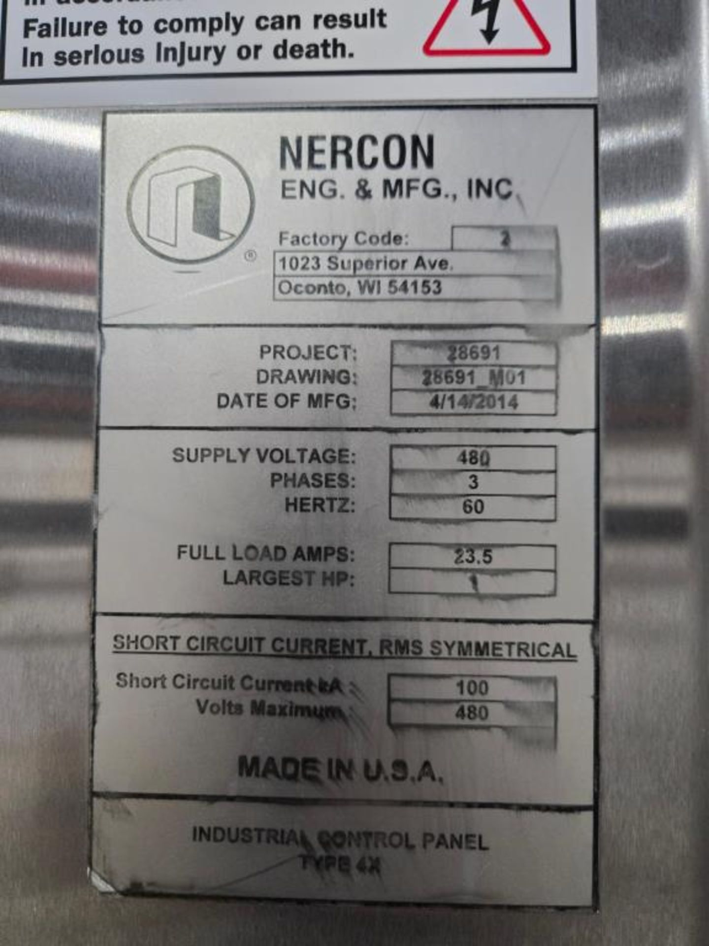 SS Control Panel w/ Air Condition Unit - Image 4 of 6